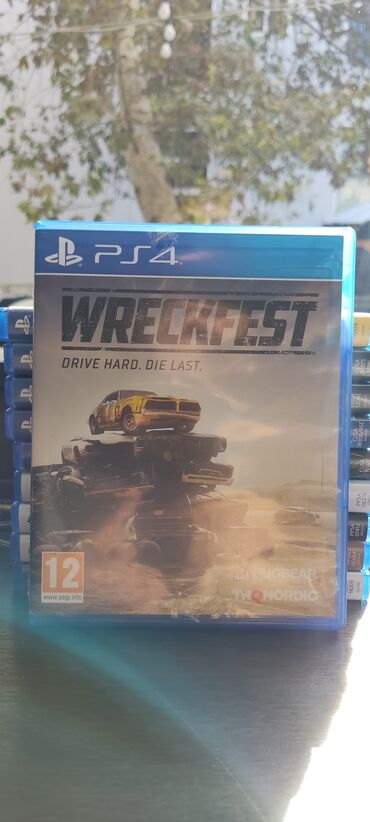 playstaion 4: PlayStation 4 üçün wreckfest oyun diski, ikinci əldir, ideal