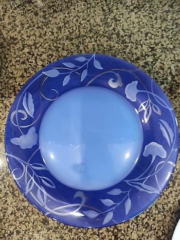 Посуда: Тарелки для второго блюда с цветочком по 150сом каждая luminark - — 6