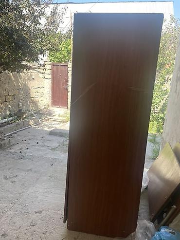 Mebel: İşlənmiş, 2 qapılı, Qəhvəyi, Açılan, Düz dolab — 3