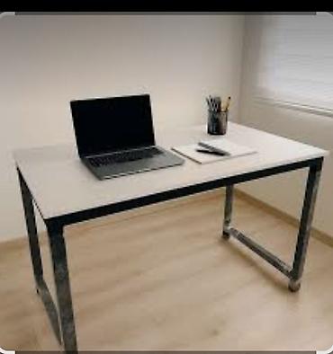 ag masa: Masa – minimal dizaynlı, metal karkaslı iş/oxu masası - Model — 4