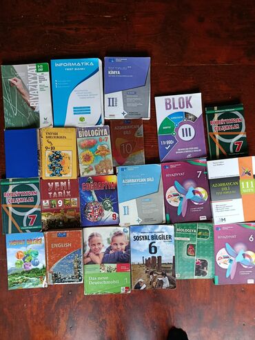 10 sinif informatika derslik: Müxtəlif fənlər üzrə məktəb dərs və test vəsaitləri paketi Tərkib: -
