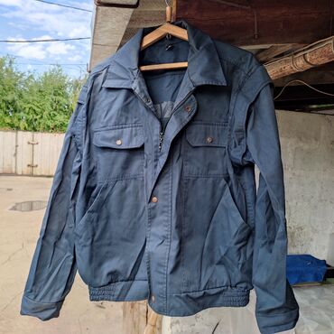 мужской худи: Мужская куртка, 7XL (EU 54), Новый, цвет - Синий, Самовывоз