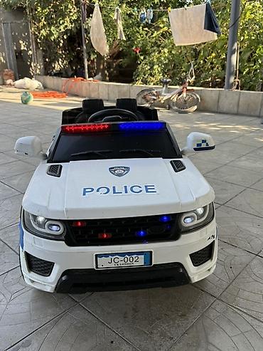 polis forması şekilleri: Uşaq üçün elektrikli polis maşını – JC-002 - Korpus: ağ rəngli SUV — 1
