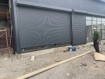 Откатные ворота: Откатные ворота из сэндвич‑панелей с автоматикой - Полотно — 91