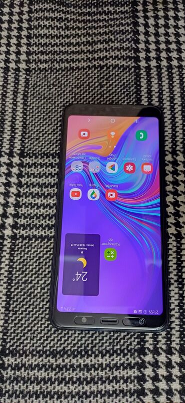 Samsung: Samsung Galaxy A70, 64 ГБ, цвет - Синий, eSIM