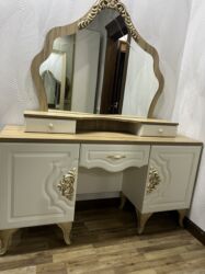 Туалетные столики: Туалетный столик, Новый, С зеркалом, цвет - Бежевый — 6