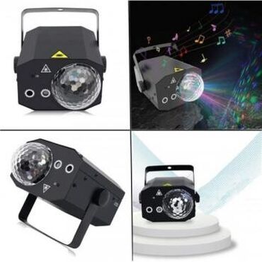 Другое освещение: Светомузыкальный лазерный проектор 16 в 1 Светомузыка для вечеринок — 8