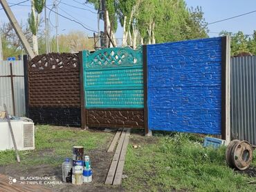 Бетонные еврозаборы: Бетонный еврозабор, Другой бренд, Односторонний, Новый, В розницу,Наличный расчет — 12