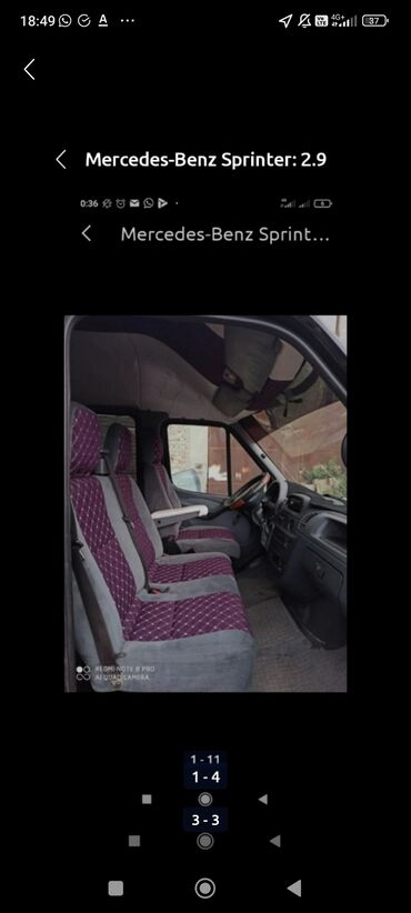 борт кузов спринтер: Mercedes-Benz Спринтер: 2004 г., 2.9 л, Механика, Дизель, Бус
