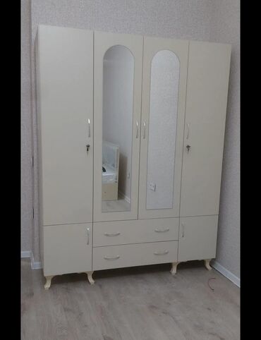 Sifarişlə dolablar: 4Qapi Dolab satılır qiyməti 260Azn ölçü 160*200*45 sifarişlədir — 19