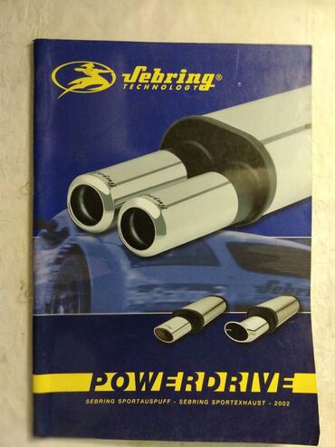 Knjige i stripovi: Katalog Sebring(Auspusi za friziranje i tjuning)+ cenovnici za