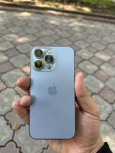 Apple iPhone: IPhone 13 Pro, Новый, 256 ГБ, Sierra Blue, Чехол, Коробка, 76 % — 1