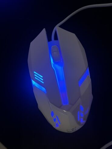 Klaviaturalar: Ağ rəngli oyun dəsti - oyun klaviaturası, oyun üçün mouse, rgb — 6