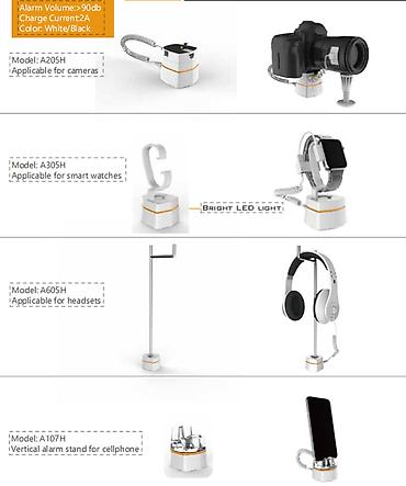 Другие аксессуары для мобильных телефонов: Антикражный зарядный Контроллер INSHOW A3083 для защиты 8 устройств — 12