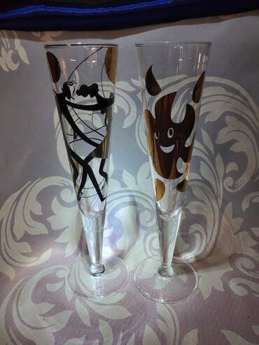 Čaše: Case kristal Ritzenhoff za dvoje,vinske Monica Moro i Anja Kroencke — 2