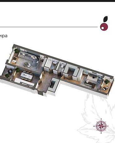 продаю каракол: 2 комнаты, 75 м², парк Фучика Элитка, 5 этаж, ПСО (под самоотделку) — 5