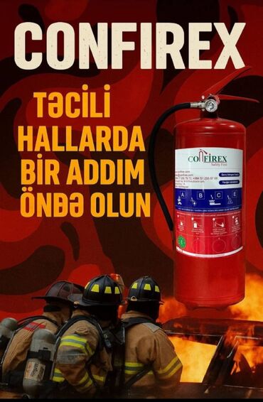 İstenilen növ yanğın söndürme balonlarının satışı ve dolum xidmeti