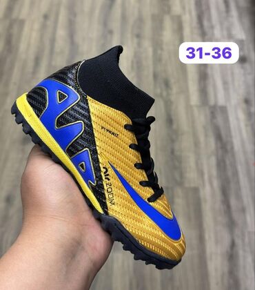 Бутсы: Детские футбольные бутсы Nike с технологией Flyknit. Удобная модель с — 7