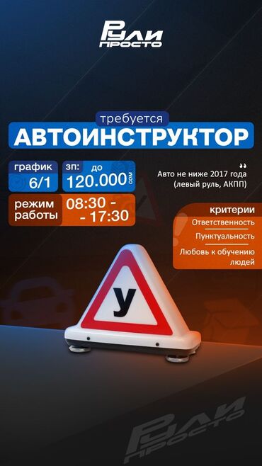 работа онлайн без опыта для студентов: Автошкола “Рули Просто” набирает инструкторов по вождению (АКПП) 🚀