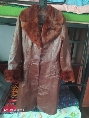 кожаное пальто: Пальто, 2XS (EU 32)