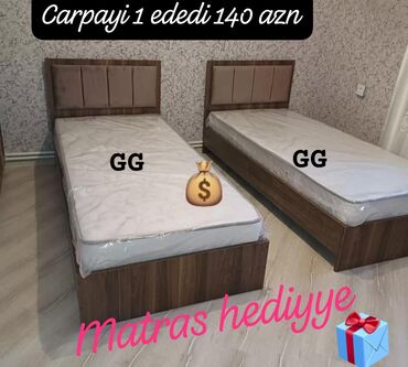 çarpayı altlığı: Yeni, Təknəfərlik çarpayı, Matras ilə