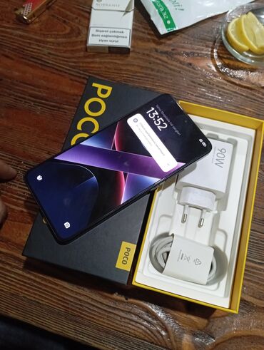 Тарелки: Poco X7 Pro, 512 ГБ, цвет - Черный, Отпечаток пальца