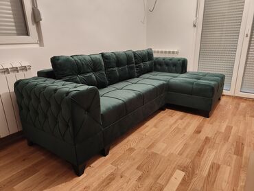 Ugaone garniture: Ugaona garnitura Dubai - Krajnje dimenzije: 260 x 160 cm (moguća — 5