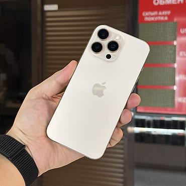 apple max: IPhone 16 Pro Max, Б/у, 256 ГБ, Desert Titanium, Защитное стекло, 90 % — 10