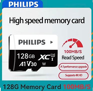 mikro maks: PHILIPS mikro kart 128gb Made in Korea Məhsul yenidir. Digər firma — 1