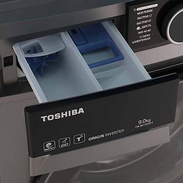 toshiba: Стиральная машина автомат, Новый, Toshiba, До 9 кг, Фронтальная, Рассрочка — 6