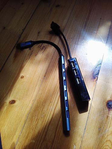 modem internet: USB Hublar (biri ancaq çoxlu USB üçün, digəri isə həm USB həm də — 2