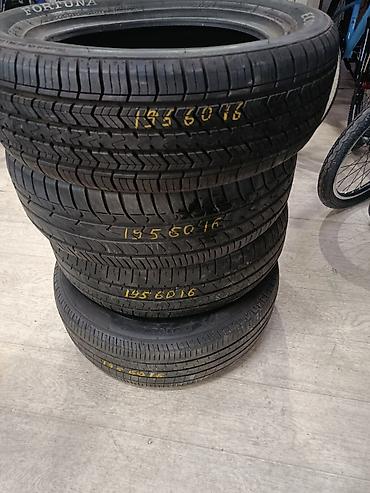 195 60 r16: Шины 195 / 60 / R 16, Лето, Б/у, 1 шт, Легковые, Япония — 1