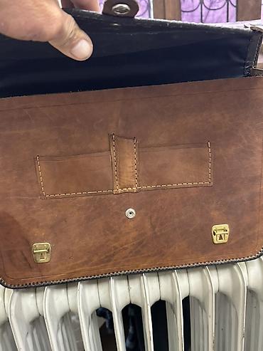 Портфели: Кожаный портфель ручной работы Кожа толстая 🐂, материал качественный — 8