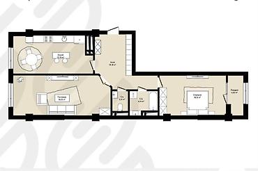 Продажа квартир: 2 комнаты, 90 м², 7 мкр Элитка, 9 этаж — 6