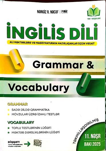 Testlər: Məhsul: Hazırlıq və imtahan vəsaitləri toplusu Tərkib: - “İngilis — 1