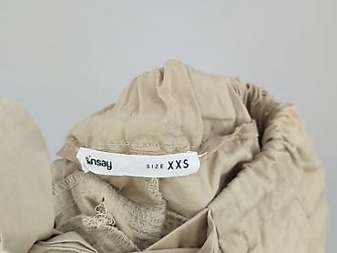 camel spodnie: Sinsay, Spodnie cargo damskie, rozmiar 2XS — 4