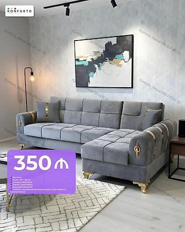 Künc divan – Konforto Mebel - Ölçülər: 260 × 160 sm - Mexanizm lalafo.az -da Künc divan – Konforto Mebel - Ölçülər: 260 × 160 sm - Mexanizm
