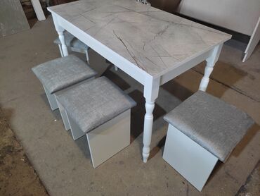 stul stol: Новый, Нераскладной, Прямоугольный стол, 4 стула, Азербайджан