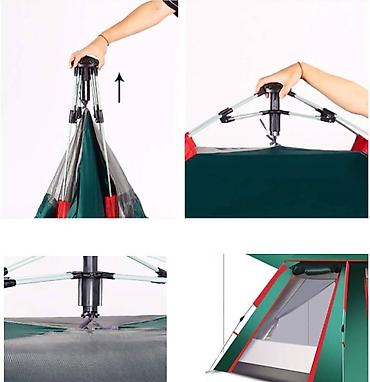 Oprema za kampovanje: Automatski šator za kampovanje – prostran, vodootporan i sa mrežom — 4