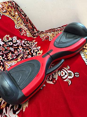 nerd oyunu yükle: Elektrikli hoverboard (qiro-skutər) – qırmızı-qara dizayn - Təkər — 3