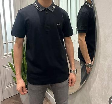 Kişi geyimləri: Polo köynək, Boss, L, rəng - Qara — 2