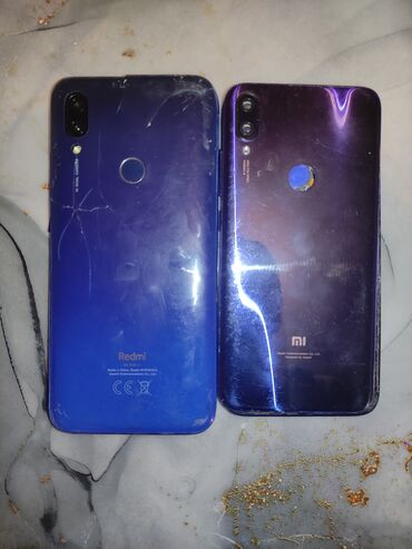 Мобильные телефоны и аксессуары: Xiaomi, Redmi Note 7, Б/у, цвет - Фиолетовый, 2 SIM