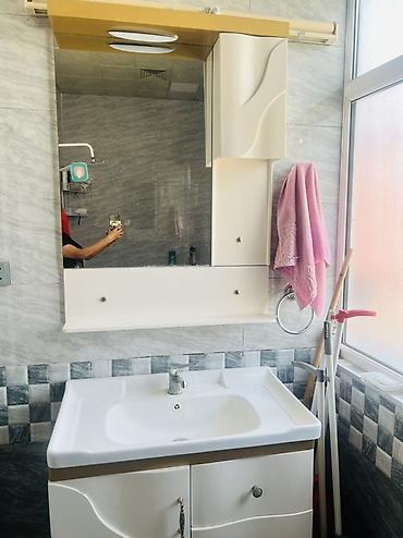 Ev və bağ: Vanna otağı üçün “tumba + lavabo + güzgülü şkaf” dəsti - İkili dəst — 3