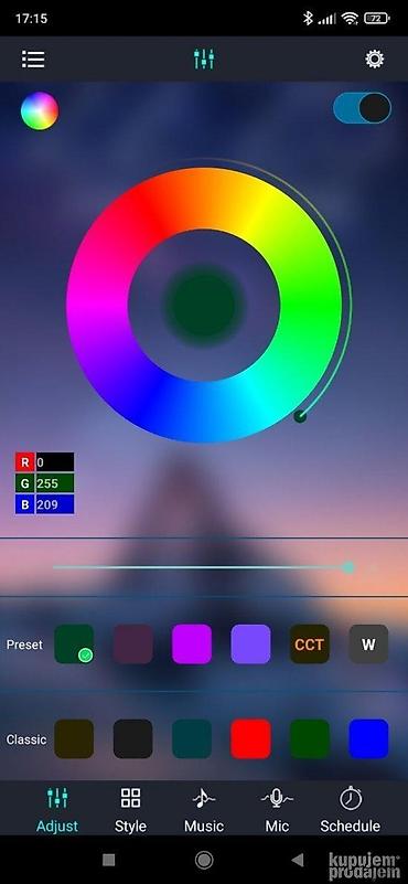 satara maxi: Profesional Led trake kompleti .RGB.24V,12V.samougradnju. Namena — 8