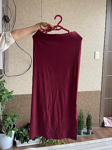 Повседневные платья: Платье миди + джинсовая куртка - Платье 1: миди, черный фон с мелким — 10