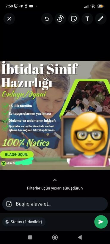 9 cu sinif derslikleri: Məktəbəqədər və ibtidai sinif hazırlığı, Azərbaycan dili, Onlayn