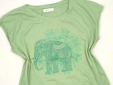 t shirty w zielone paski: Футболка жіноча, Reserved, S