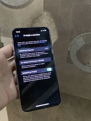 95 telefon qiymeti: IPhone X, 64 GB, Ağ, Face ID
