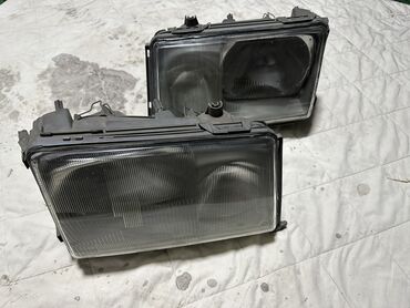 мерсадес: Продаю оригинальные фары Hella на Мерседес W124! Состояние стёкол