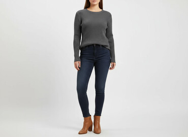 srebrna narzutka: Betty & Co, Sweter damski, rozmiar XL w lalafo.pl srebrna narzutka: Betty & Co, Sweter damski, rozmiar XL